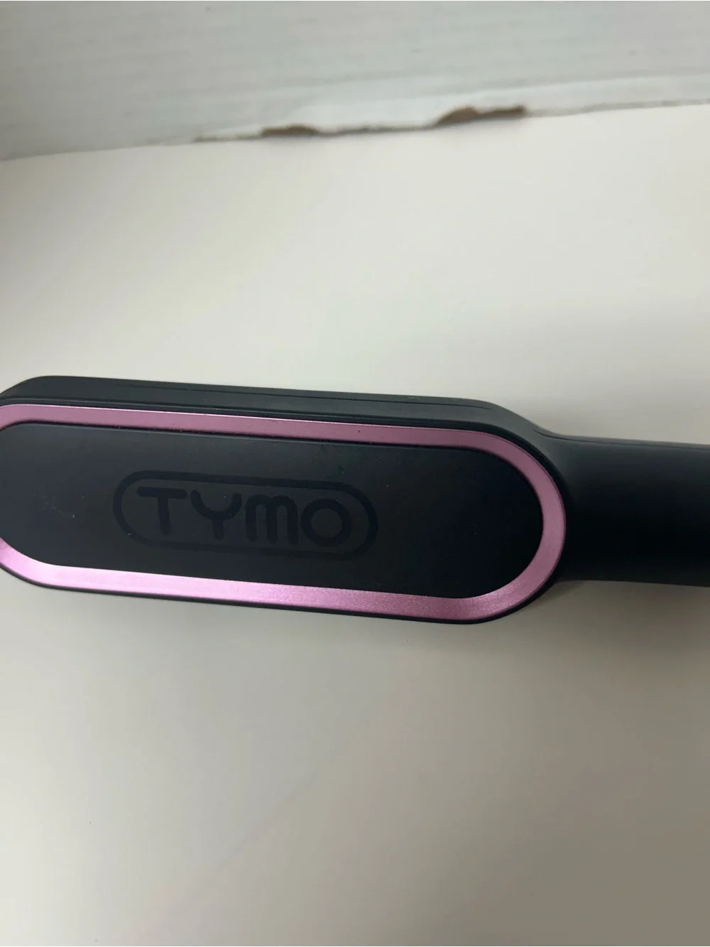 TYMO Pink and Black Hair Straightening Brush - Women Hair Tool
